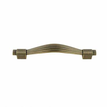 BRONZE REEDED KITCHEN DOOR HANDLE 128MM