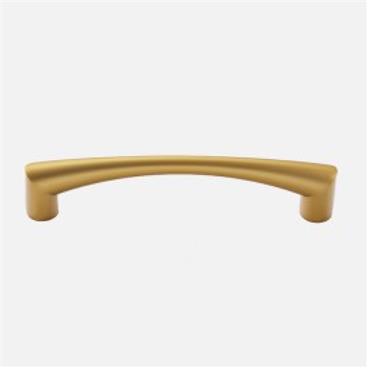Chunky D Handle Dull Brass 128mm