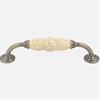 WINCHESTER 128 CREAM/PEWTER CABINET HANDLE