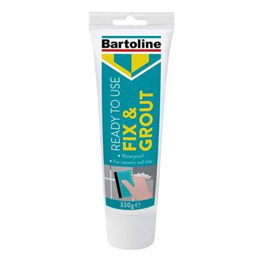 Bartoline Fix & Grout Waterproof Tile Adhesive & Grout 330g White