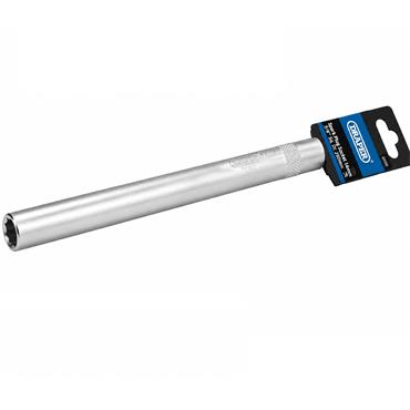 DRAPER SPARK PLUG SOCKET 14MM 3/8" DR 250MM