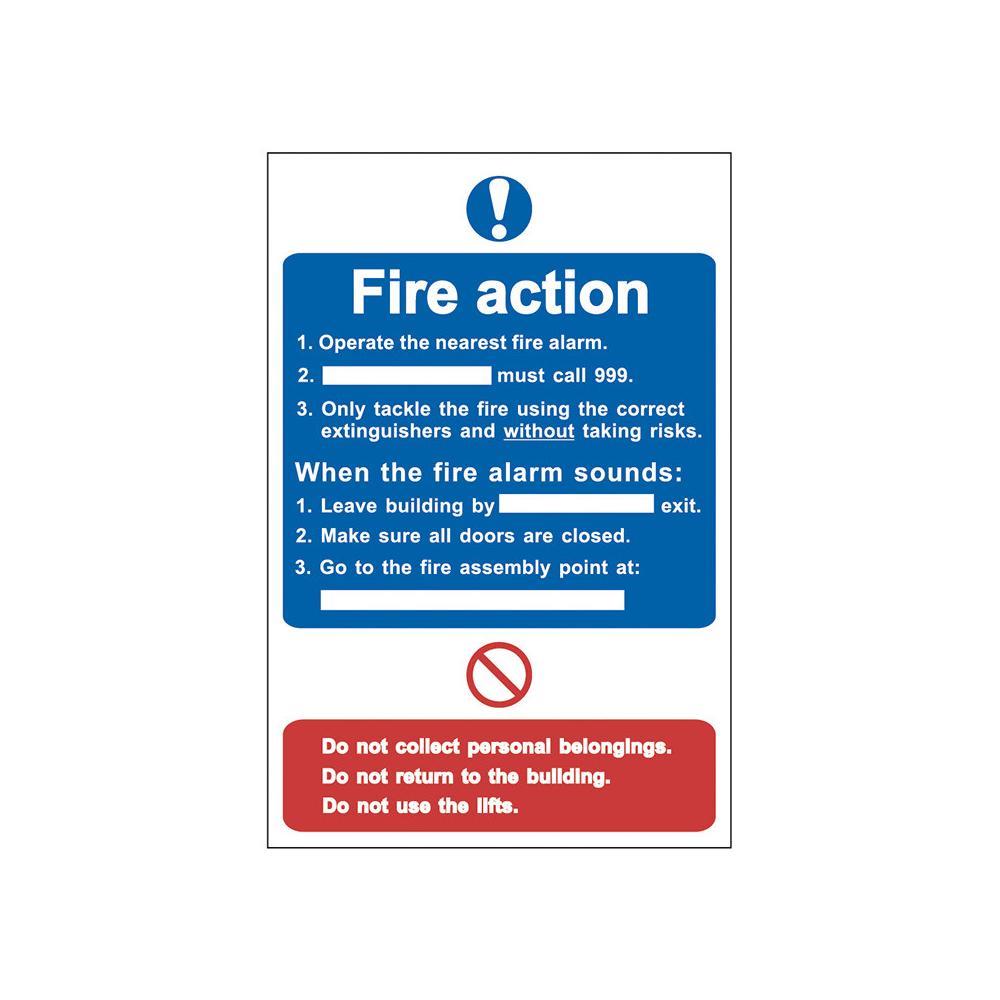 Centurion Area Code Sign CENTURION INDICATING SIGN FIRE PROCEDURE 200X300MM | Joe McKenna's Top ...