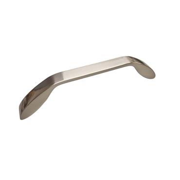 MODERN D HANDLE BRUSHED NICKEL 96MM