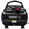 Draper 02115 Portable Oil-Free Air Compressor 6L 1.5HP 230V