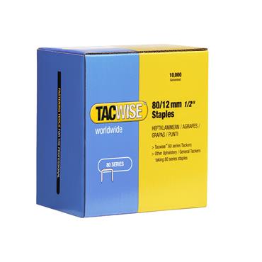 Tacwise Staples  80/12 12mm Box 10000