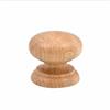 WOODEN KNOB OAK LACQUERED 45MM