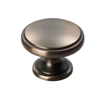OXFORD CABINET KNOB 38MM GUN METAL