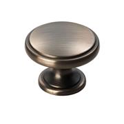 OXFORD CABINET KNOB 38MM GUN METAL