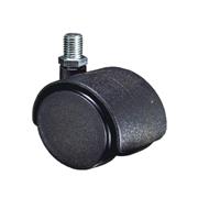 CASTOR TWIN WHEEL 40MM M8 THREAD