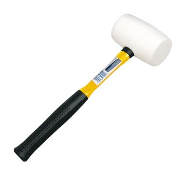 Draper White Rubber Mallet Fibreglass Handle 680gr