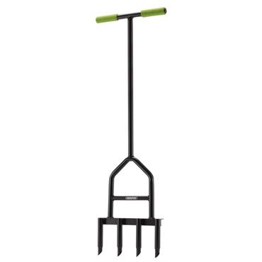 DRAPER LAWN AERATOR 4 PRONG W/ FOOT PLATE