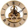 SKELETON CLOCK GOLD 86MM