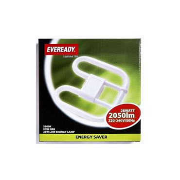 EVEREADY LAMP WHITE  2D 28W 2 PIN