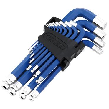 Draper Hex Key Set 13pc Metric 3- 19mm Ball End