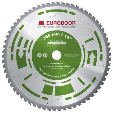 Euroboor Blade Tct Metal And S/stee 355mm 60 Teeth
