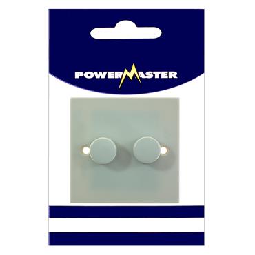 POWERMSTER DIMMER SWITCH 2 GANG
