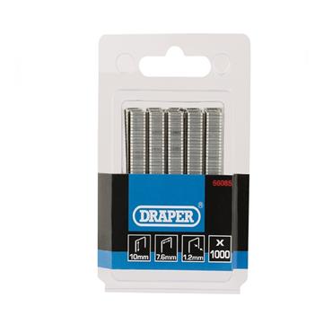 DRAPER CABLE STAPLES 10MM PK 1000
