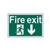 CENTURION SIGN FIRE EXIT BELOW 300 X 20