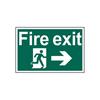 CENTURION SIGN FIRE EXIT (RIGHT) 300 x 20