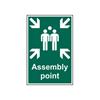 CENTURION SIGN ASSEMBLY POINT 300MM X 200MM