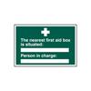 CENTURION SIGN FIRST AID BOX 300x200MM