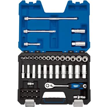 Draper 42 Piece Multidrive Socket Set 3/8" Drive