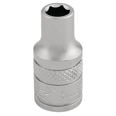 DRAPER SOCKET 5MM 1/4" DRIVE