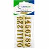 Full Arabic Clock Numerals Gold 16mm ? Self-Adhesive Set