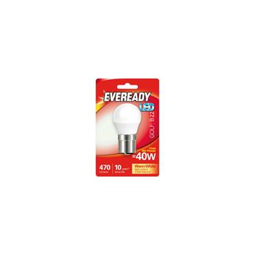 EVEREADY 6W (40W) B22 LED GOLF BALL