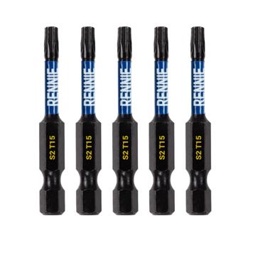 IRWIN IMPACT SCREWDRIVER BITS T15