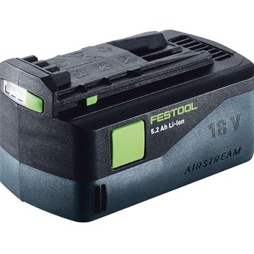 FESTOOL BATTERY 18 VOLT 5.2AH AIRSTREAM LI-ION