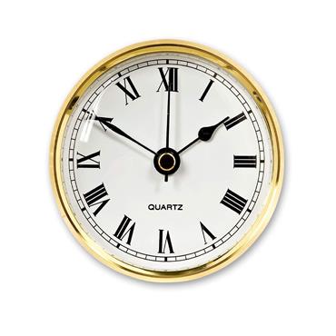 QUARTZ CLOCK INSERT ROMAN 50MM-47MM HOLE
