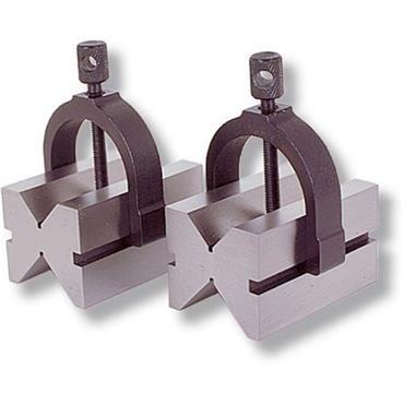 AXMINSTER VEE BLOCKS 37 x 37MM (PAIR) & CLAMPS
