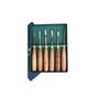 CROWN WOODCARVING SET 6PC ASH HANDLES