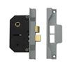 2.5" REBATE MORTICE LOCK BLACK UNION
