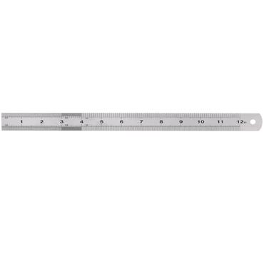 Draper Stainless Steel Rule 300mm Satin Finish