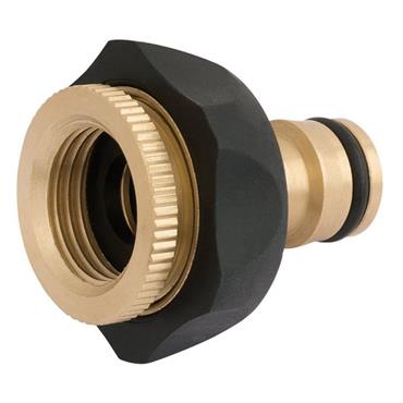 Draper Brass/rubber Tap Connector 1/2-3/4" Bsp