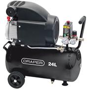 DRAPER 24 LITRE X 2HP COMPRESSOR