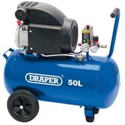 DRAPER COMPRESSOR 50LITRE 2HP 1.5KW 7.3CFM