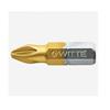 WITTE SCREWDRIVER BITS PZ3 (PK 2) 25MM