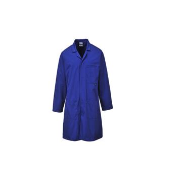 PORTWEST SHOP COAT BLUE XXL