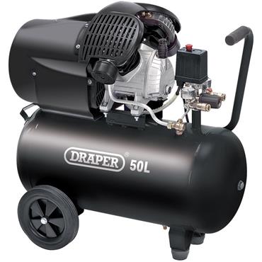 DRAPER COMPRESSOR 50LITRE 3HP 2.2KW 14CFM