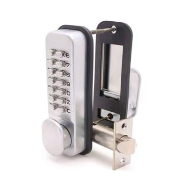 ERA EASY CODE LOCK DIGITAL SATIN CHROME