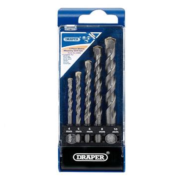 CK DRILL BIT SET 4 5 6 8 & 10MM (5 PC) MASONRY