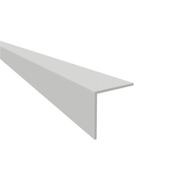 11/4"X11/4" WHITE PLASTIC ANGLE 8FT LENGTH