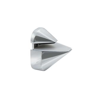PELICAN SHELF CLAMP 110MM DEEP SATIN CHROME