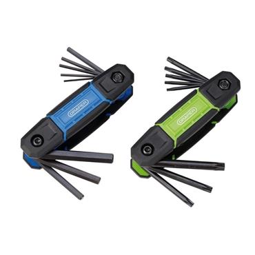 DRAPER HEX / TORX KEY SET FOLDING