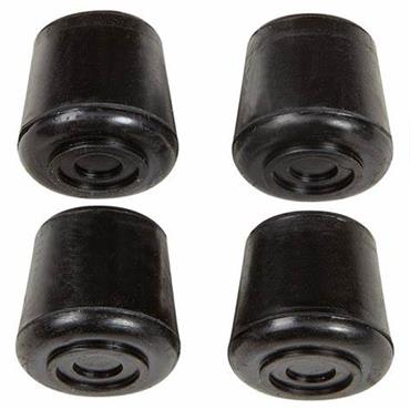 CHAIR FEET 7/8' RUBBER FERRULE 4PK
