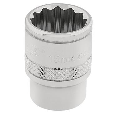 DRAPER SOCKET 15MM  3/8"  DRIVE