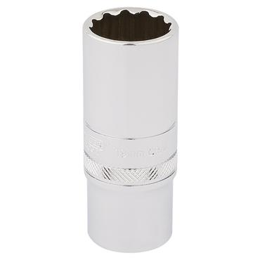 DRAPER SOCKET DEEP 19MM 3/8" DRIVE BIHEX